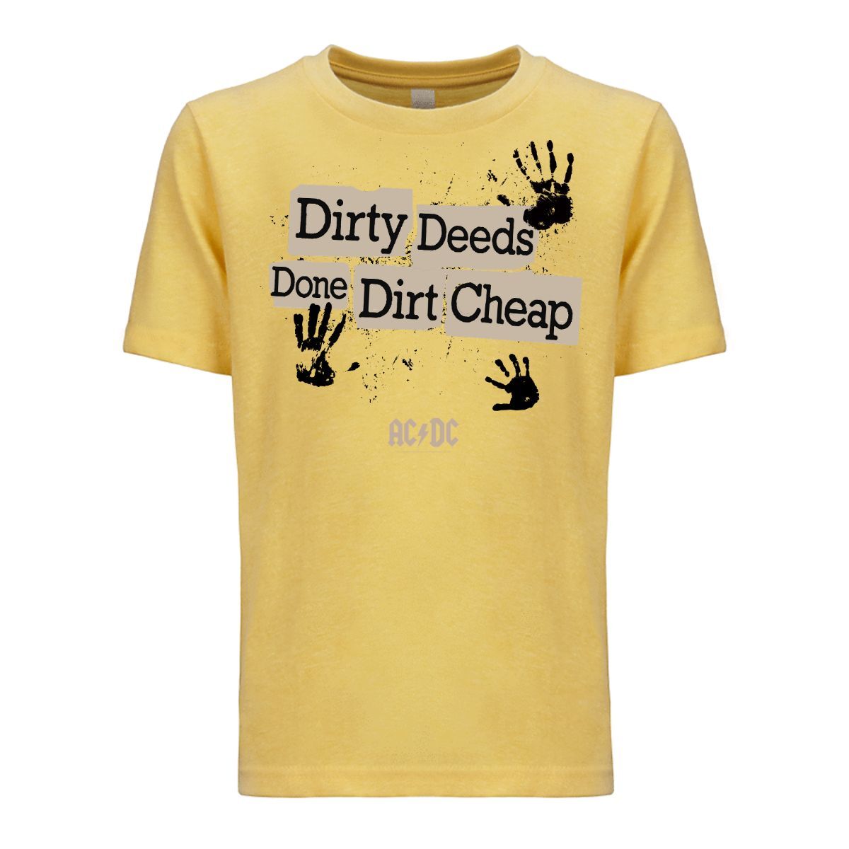 Dirty Hands Youth Tee Yellow