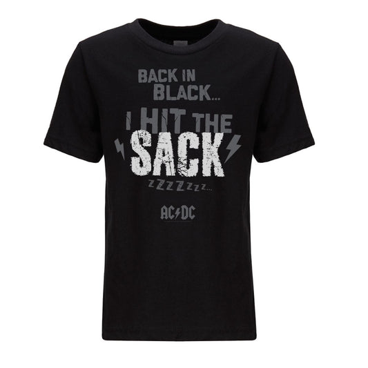 Hit The Sack Youth Tee Black