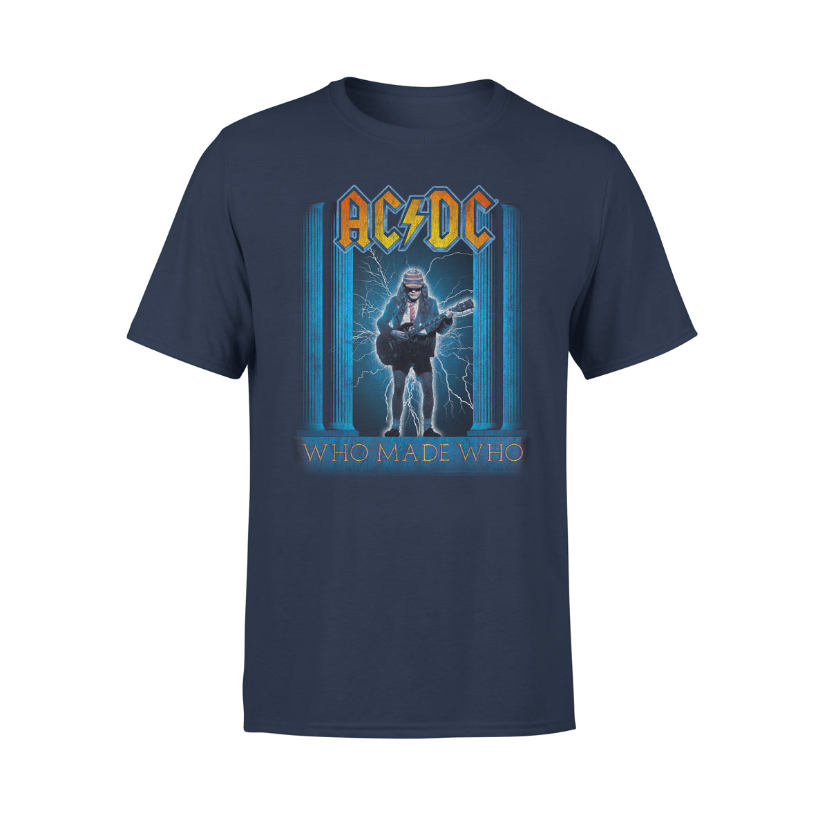 AC/DC Who Made Who Navy Tee