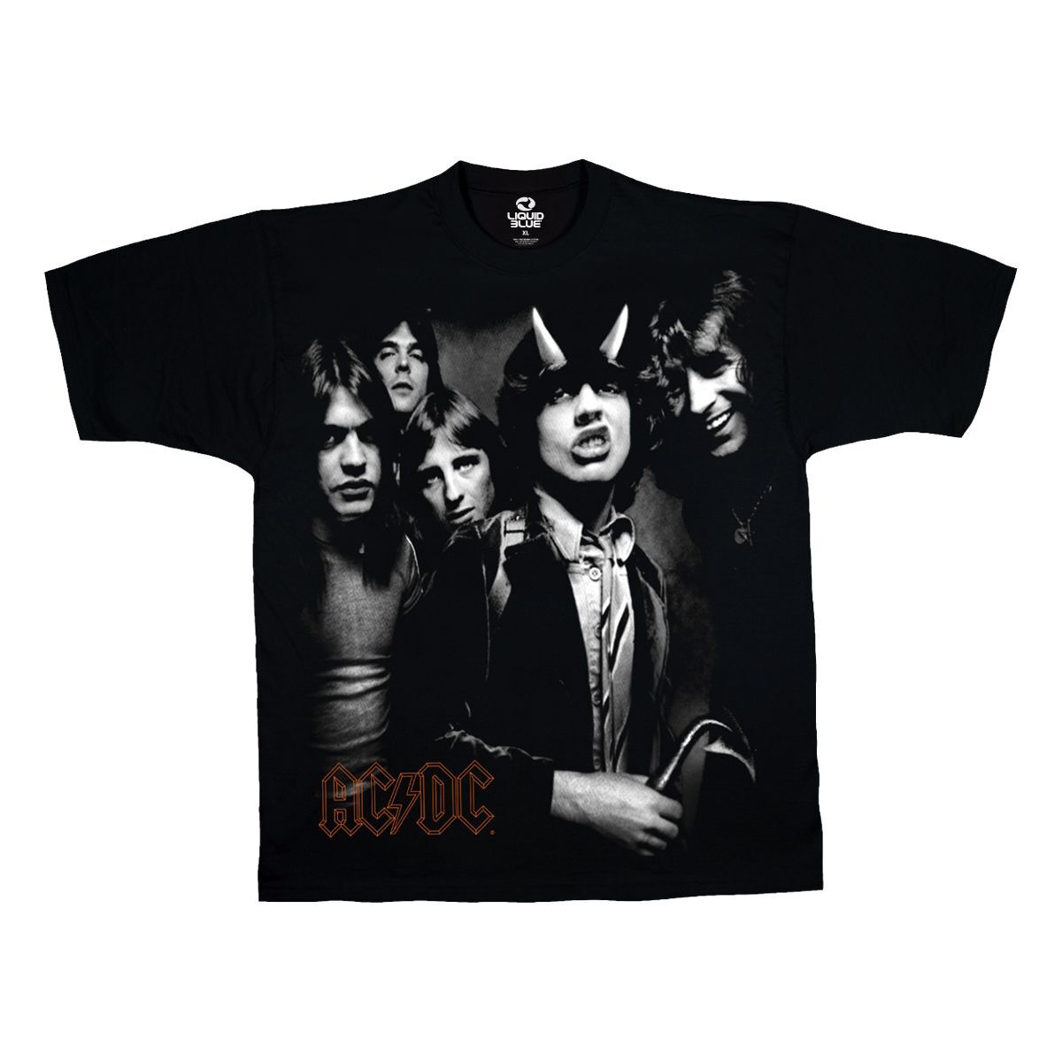 AC/DC Highway Group Black T-Shirt