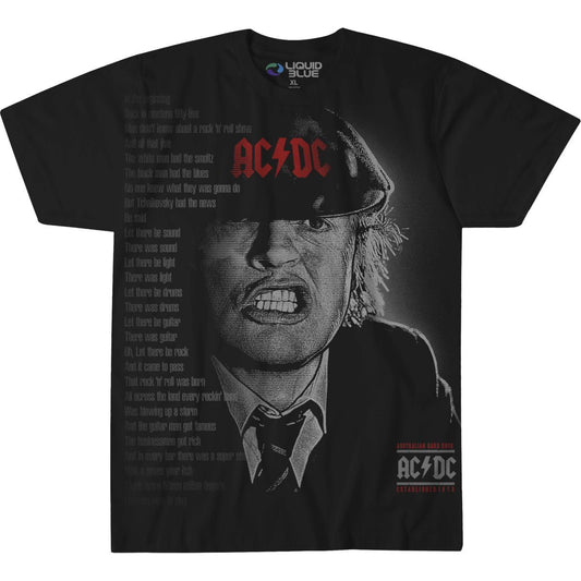 AC/DC Big Face Angus Black T-Shirt
