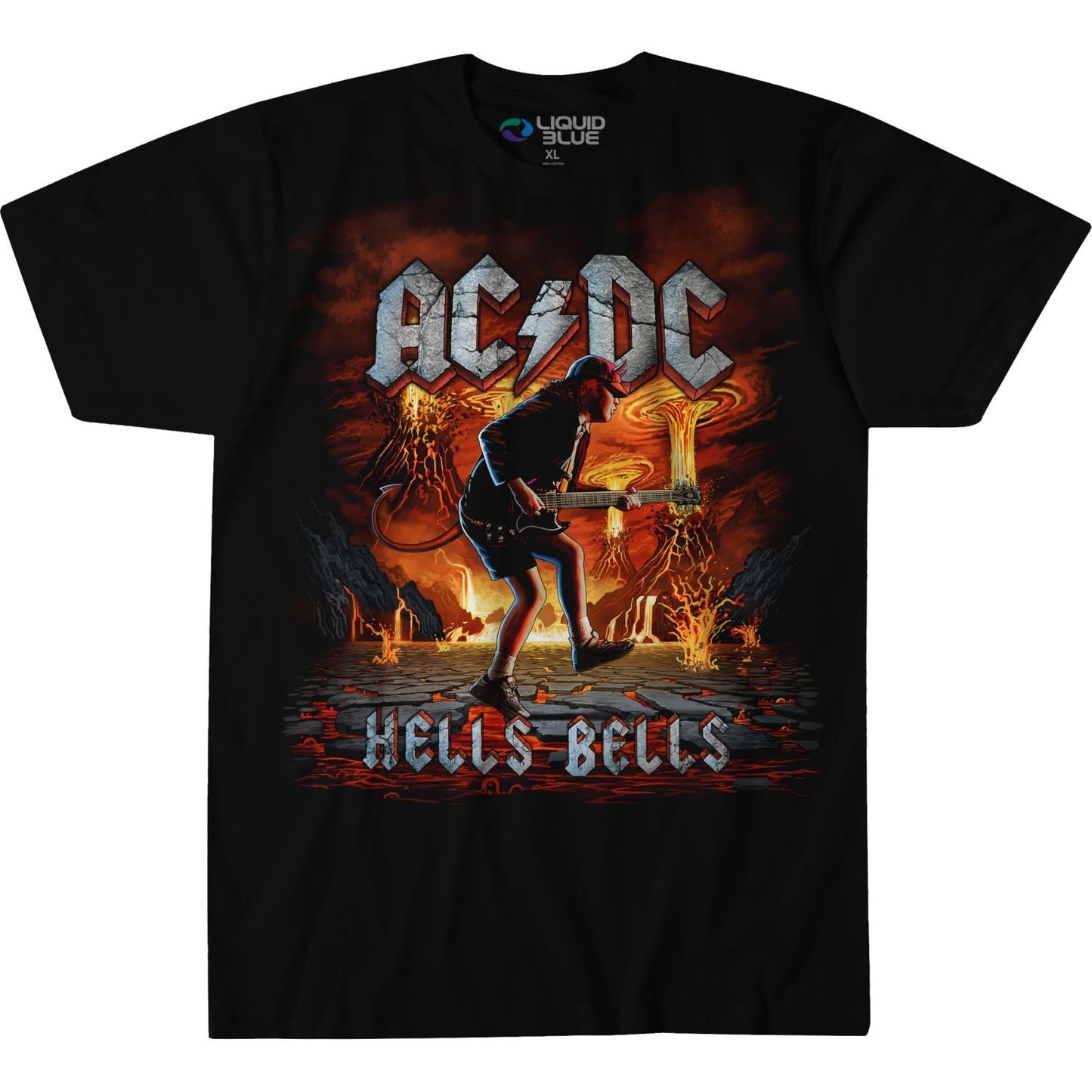 AC/DC Rock Eruption Black T-shirt