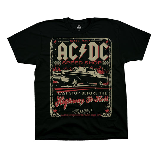 AC/DC Speedshop Black T-shirt