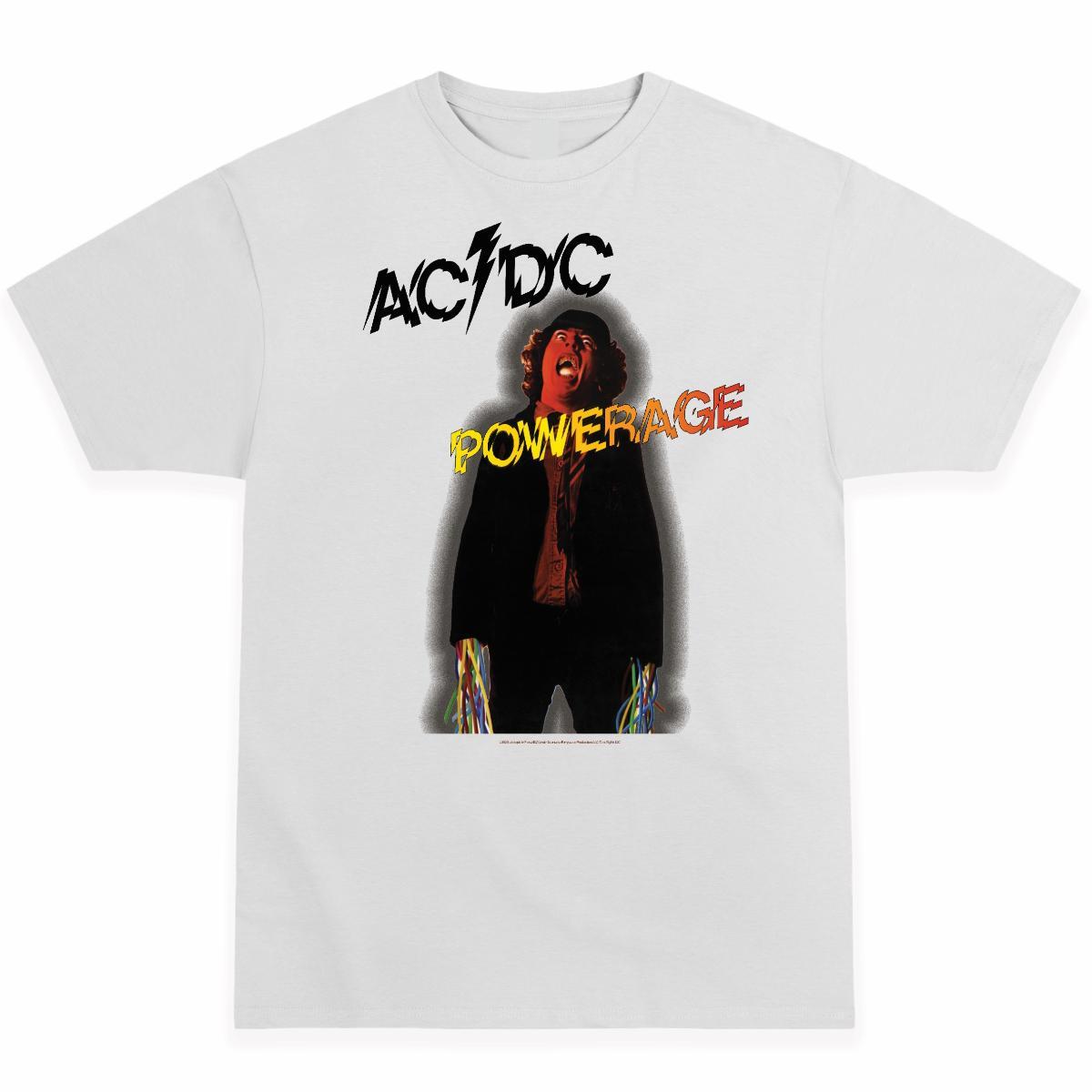 AC/DC Powerage White T-Shirt