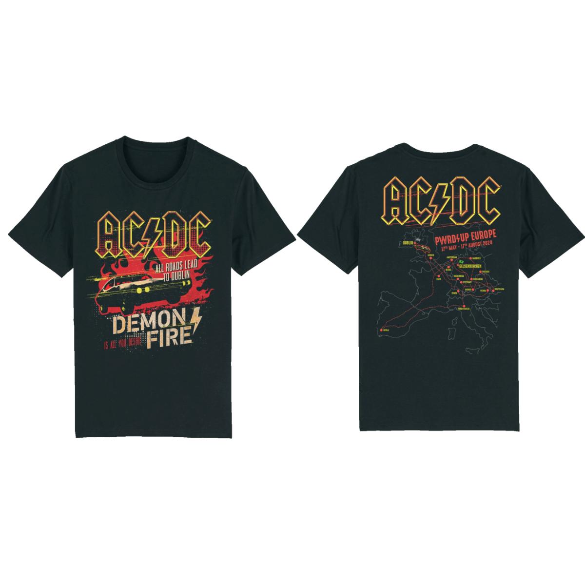 All Roads Lead to Dublin PWR UP Tour T-Shirt