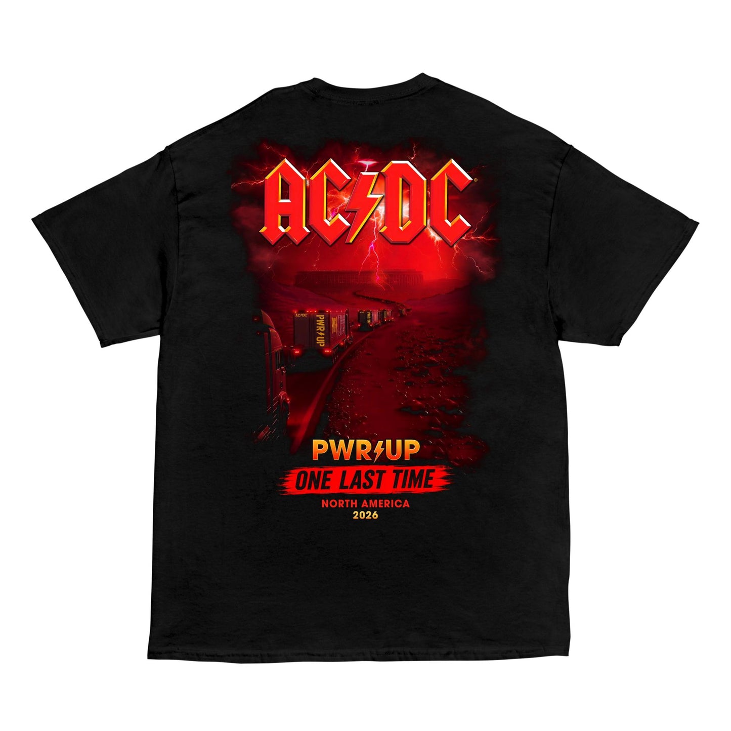 North America One Last Time PWR UP Tour T-Shirt