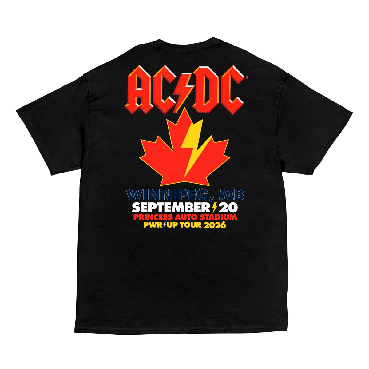 Winnipeg PWR UP Tour T-Shirt