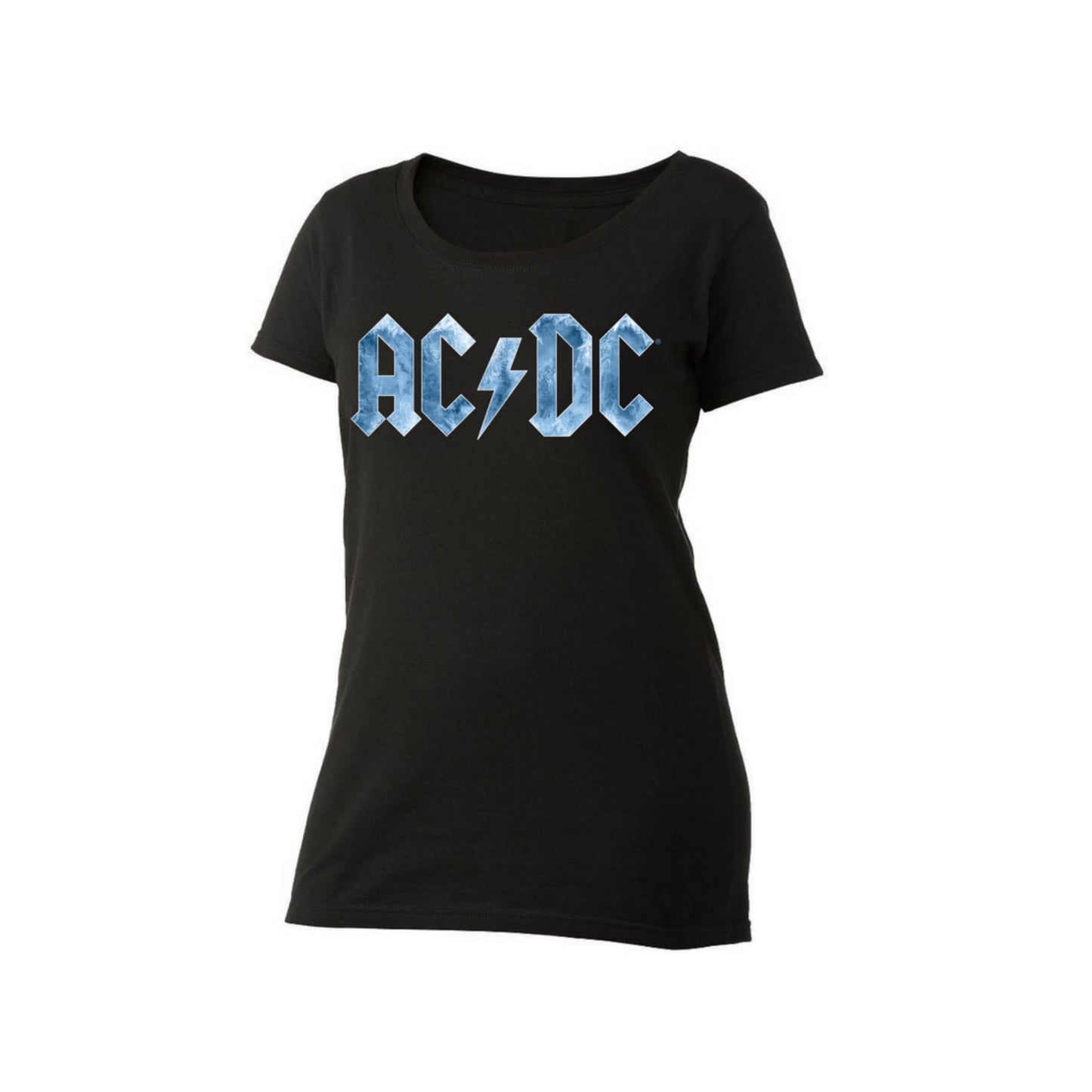 AC/DC Ice Logo Women's Scoop Neck T-Shirt