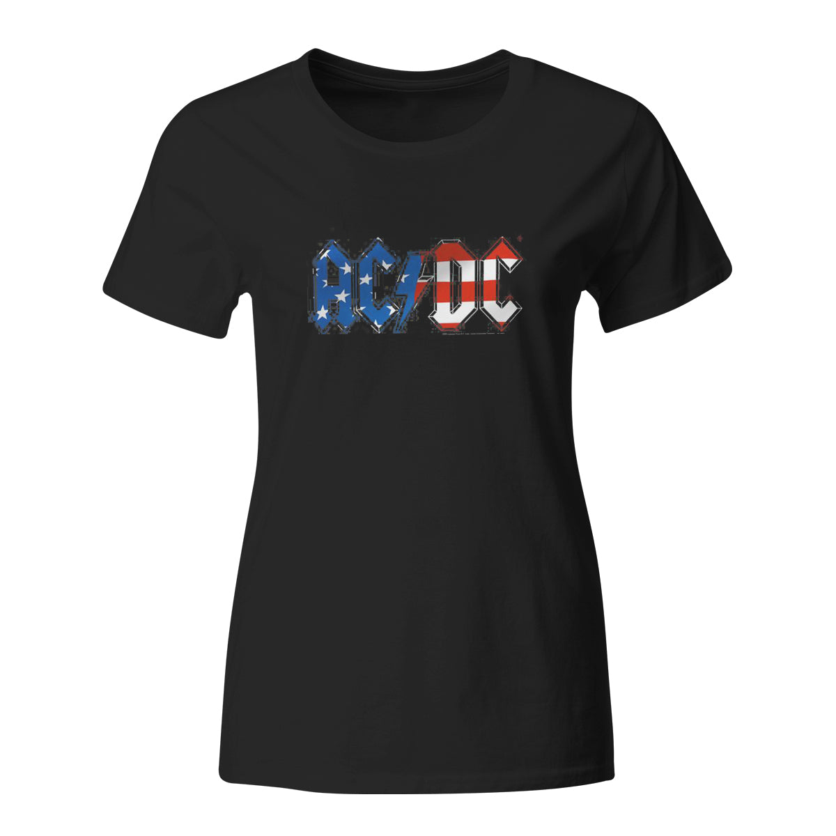AC/DC Women's Stars & Stripes T-Shirt