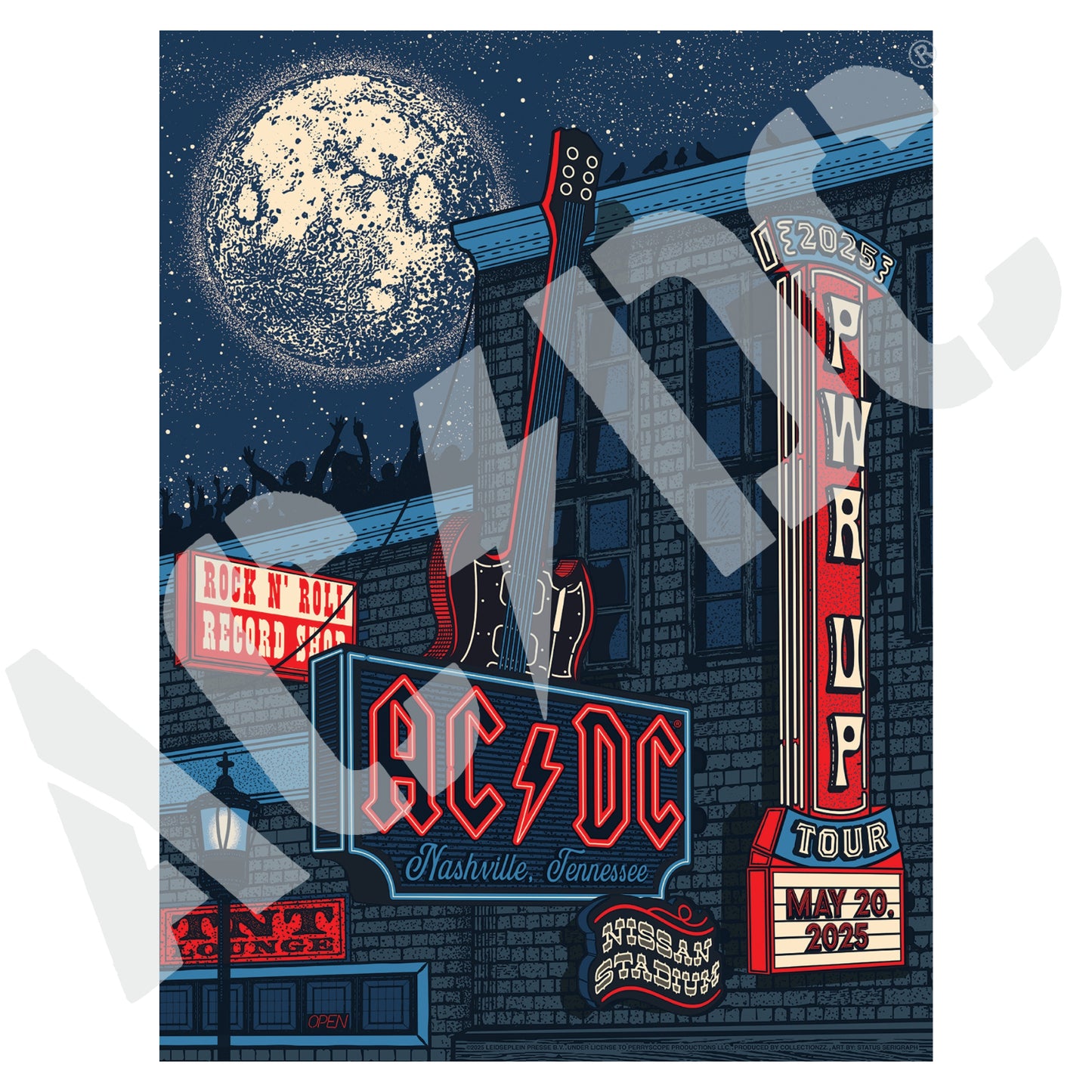 Nashville PWR UP Tour Poster - Webstore Exclusive!