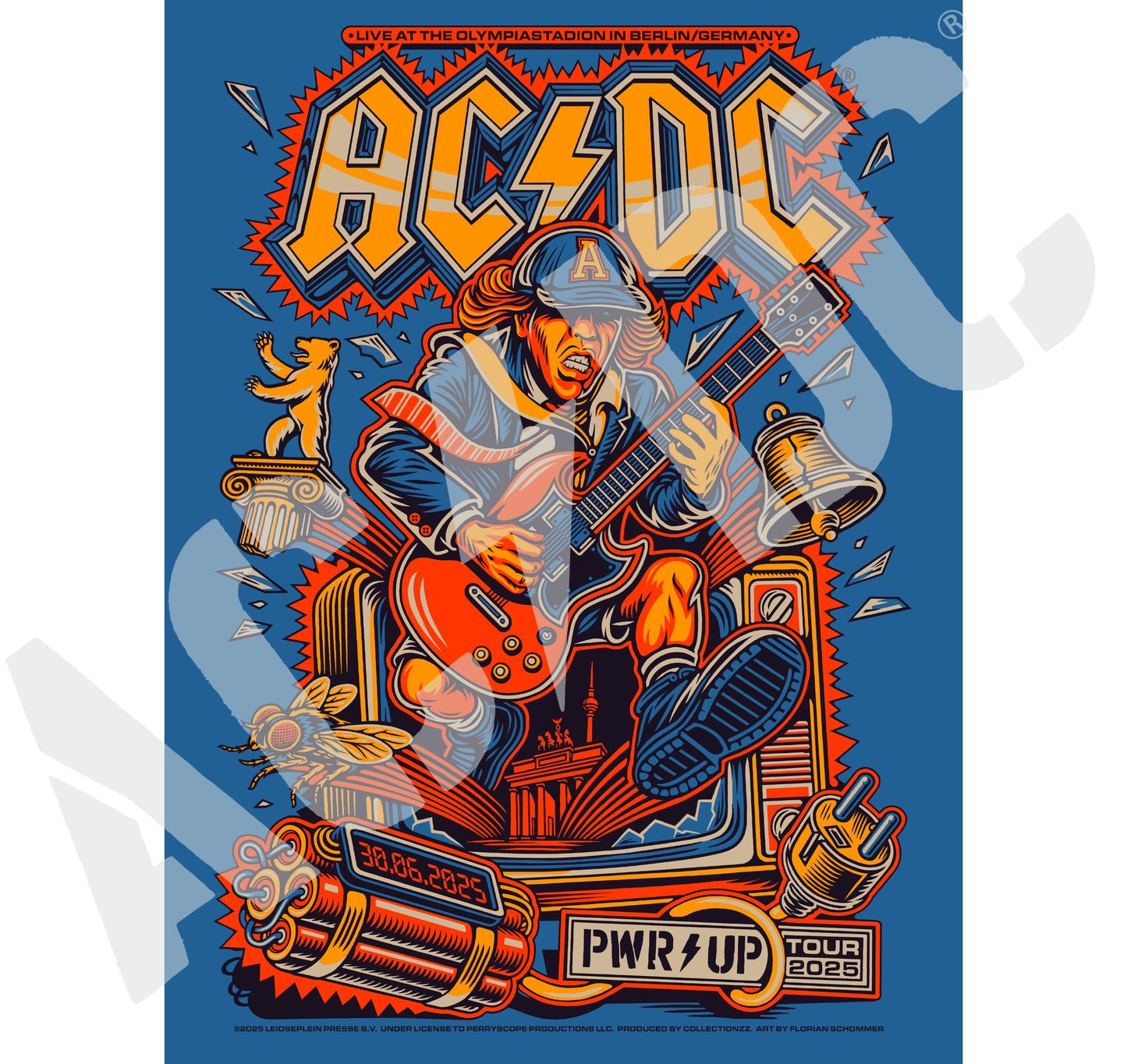 Berlin PWR UP Tour Poster