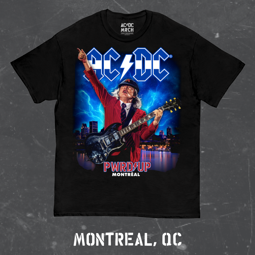 AC/DC PWR UP Tour 2026 Event Tees | Official AC/DC Store