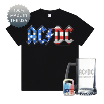 Glass and Old Glory Premium Tee Bundle + Free Bottle Opener