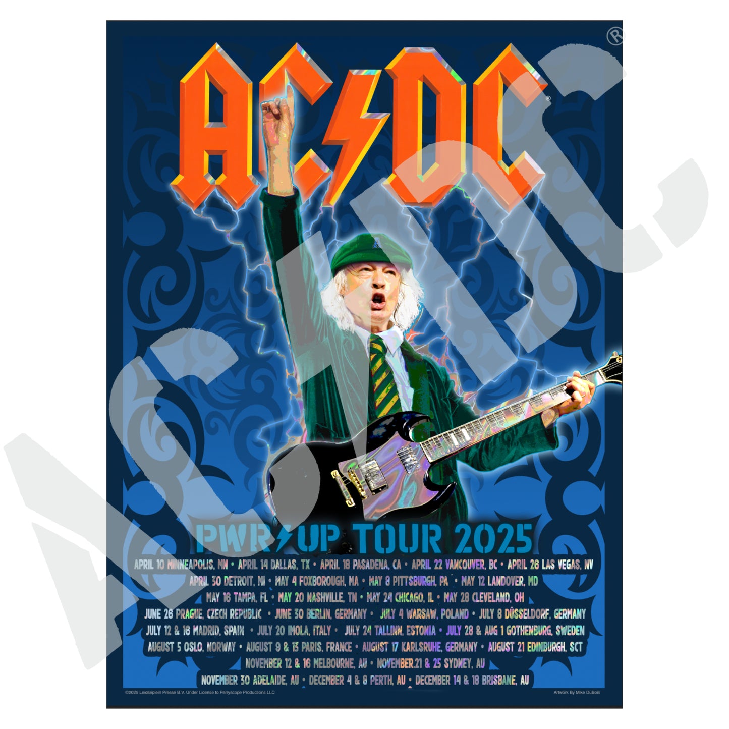 Australia PWR UP Tour Poster