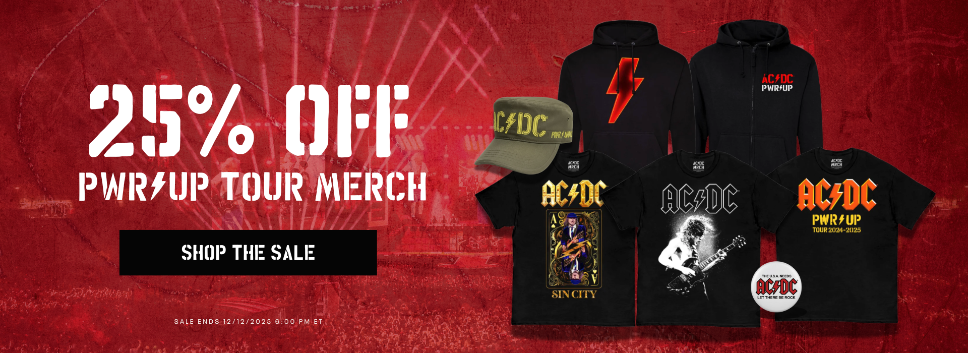 AC/DC Official Store | Shop AC/DC Merchandise & Apparel