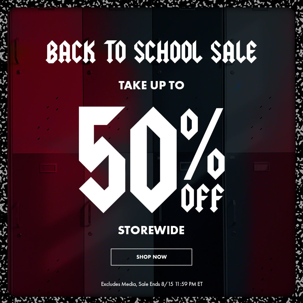 Back to school sale. Save up to 50% off. Excludes media. Sale ends 8/15 11:59 PM ET