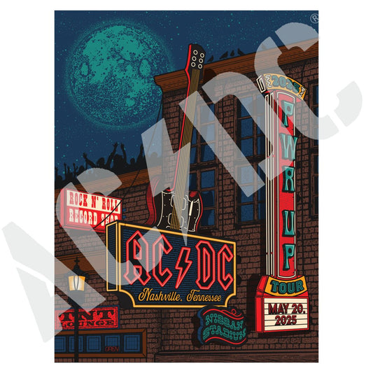 Nashville PWR UP Tour Poster