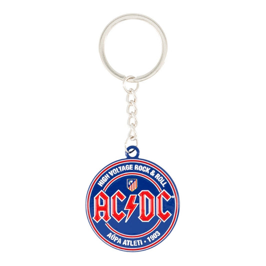 Blue Keychain AC/DC High Voltage