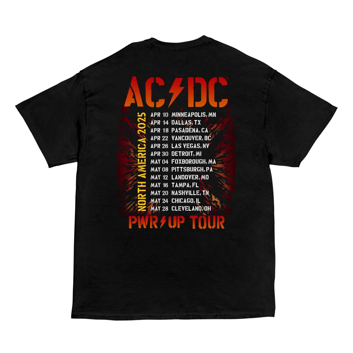 Angus Bolts PWR UP Tour T-Shirt – AC/DC