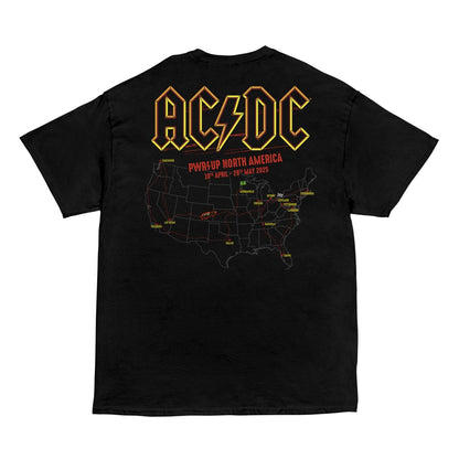ac/dc - pwr up tour camping cannstatter wasen 17 jul Cleveland PWR UP Tour T-Shirt – AC/DC