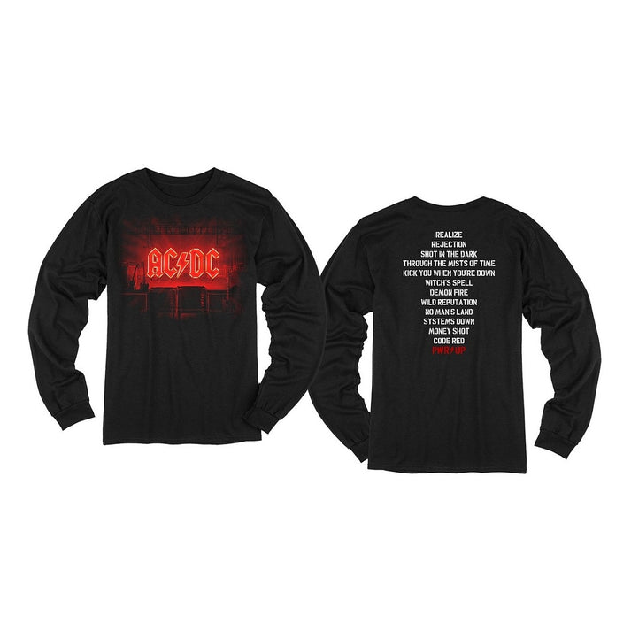 POWER UP Logo Silhouette Longsleeve T-shirt – AC/DC
