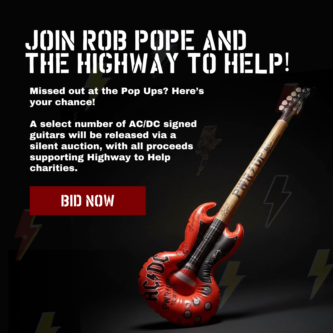 Bid Now for a Signed Inflatable Guitar from the Australia Tour!