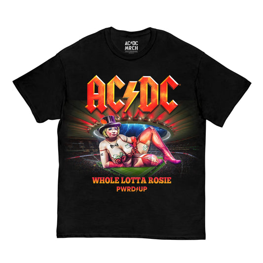 Whole Lotta Rosie Madrid PWR UP Event Tour T-Shirt
