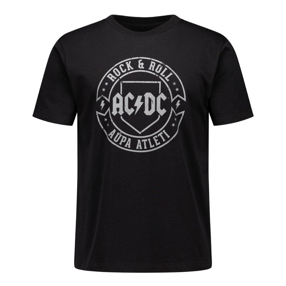 Women's Black T-shirt AC/DC Rock & Roll