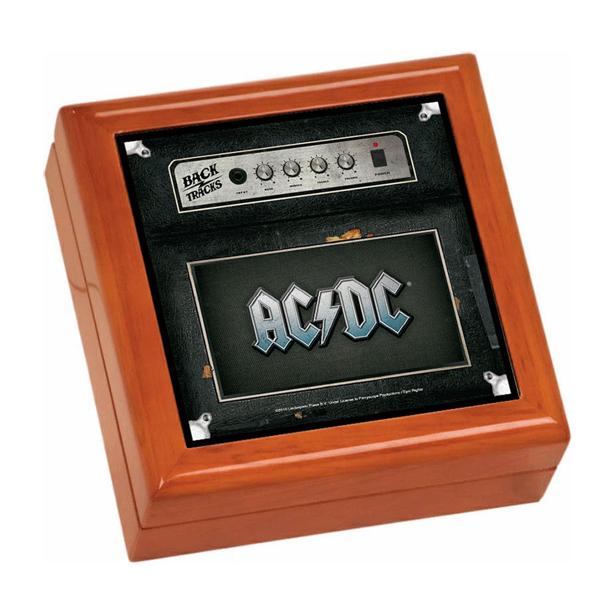 Backtracks Wooden Keepsake Box – AC/DC