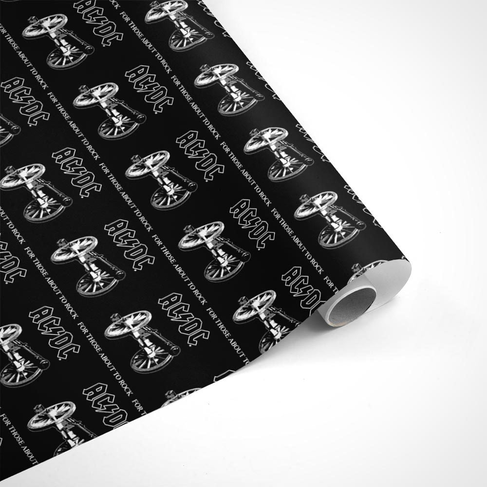 AC/DC Cannon Wrapping Paper