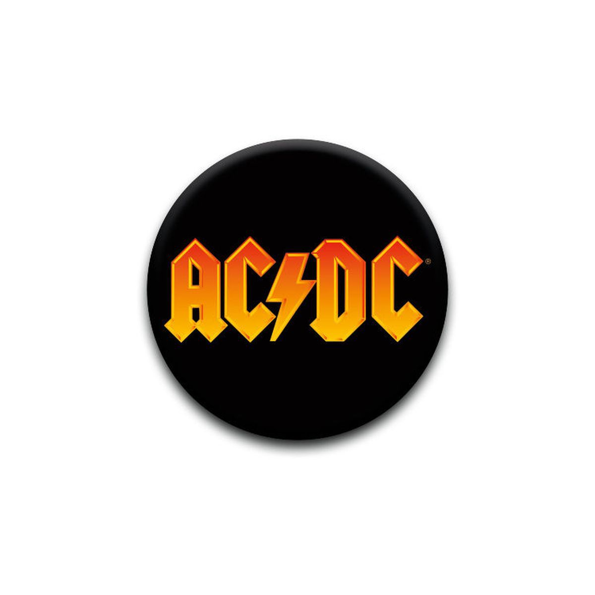AC/DC Orange Logo Pin