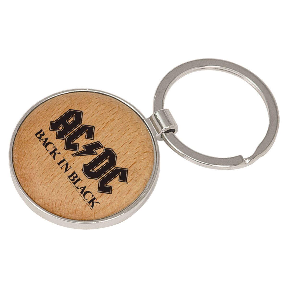 Laser Engraved Maple Keychains – AC/DC