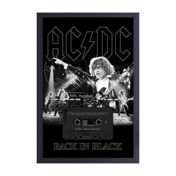 AC/DC - Back in Black-Live 11x17 Framed Print