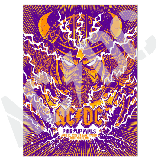 Minnesota PWR UP Tour Poster - Alternate Color
