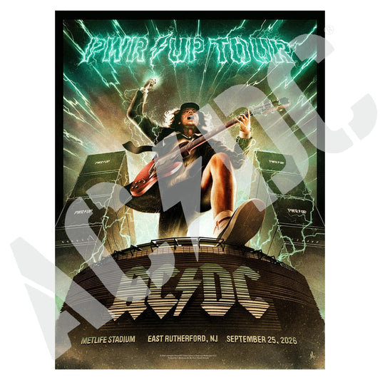 East Rutherford PWR UP Tour Poster