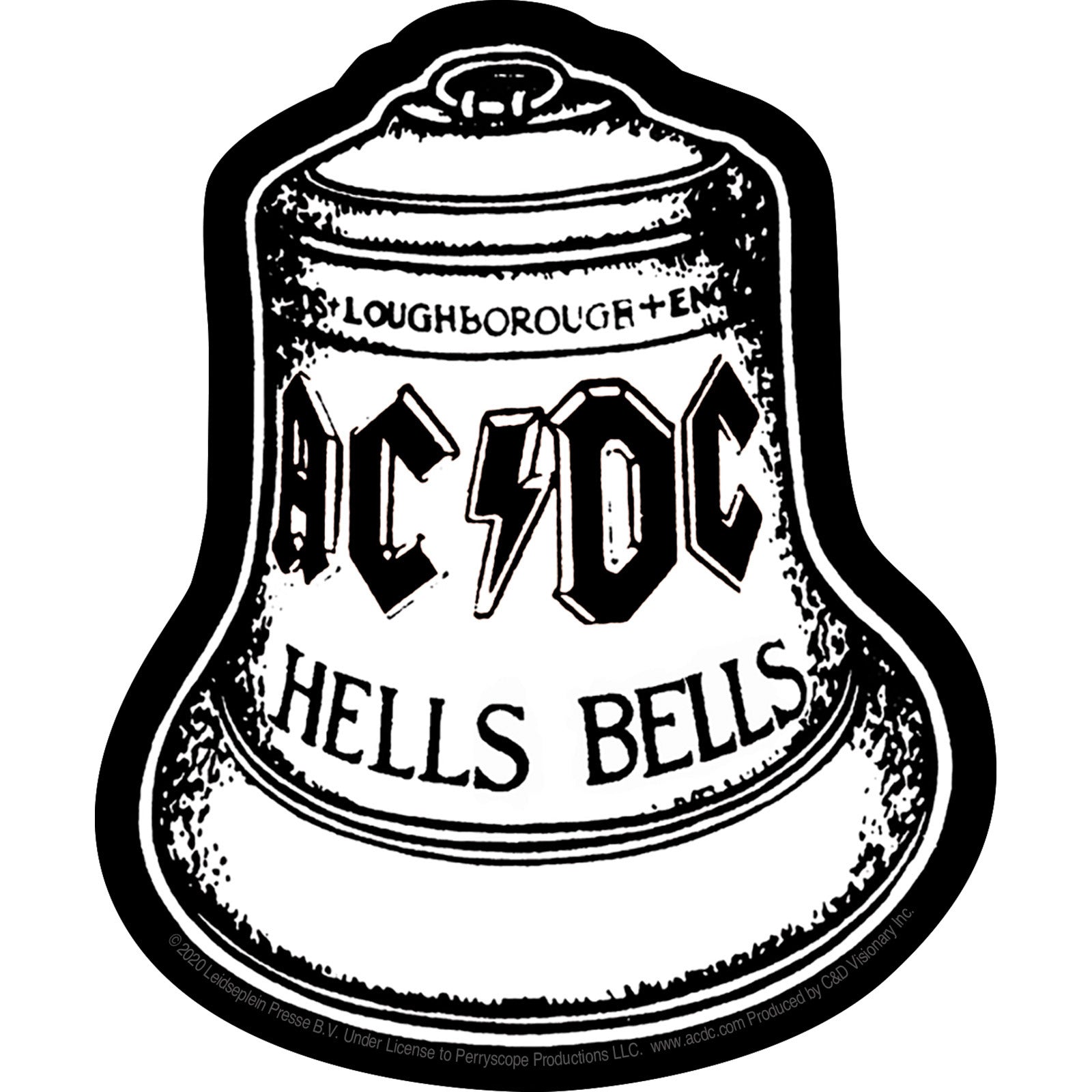 Targa In Metallo ACDC Hells Bells, 30x20 Cm, Lamiera Forata Con Grafica Hell Bells, Decorazione Da Parete Per Rockers E Man Cave