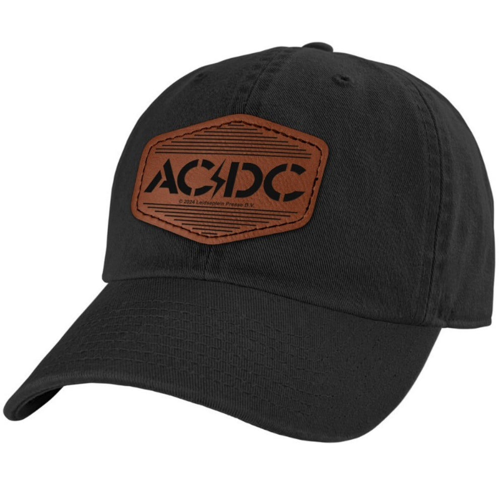 AC/DC Lightning Bolt Lines Adult Dad Cap
