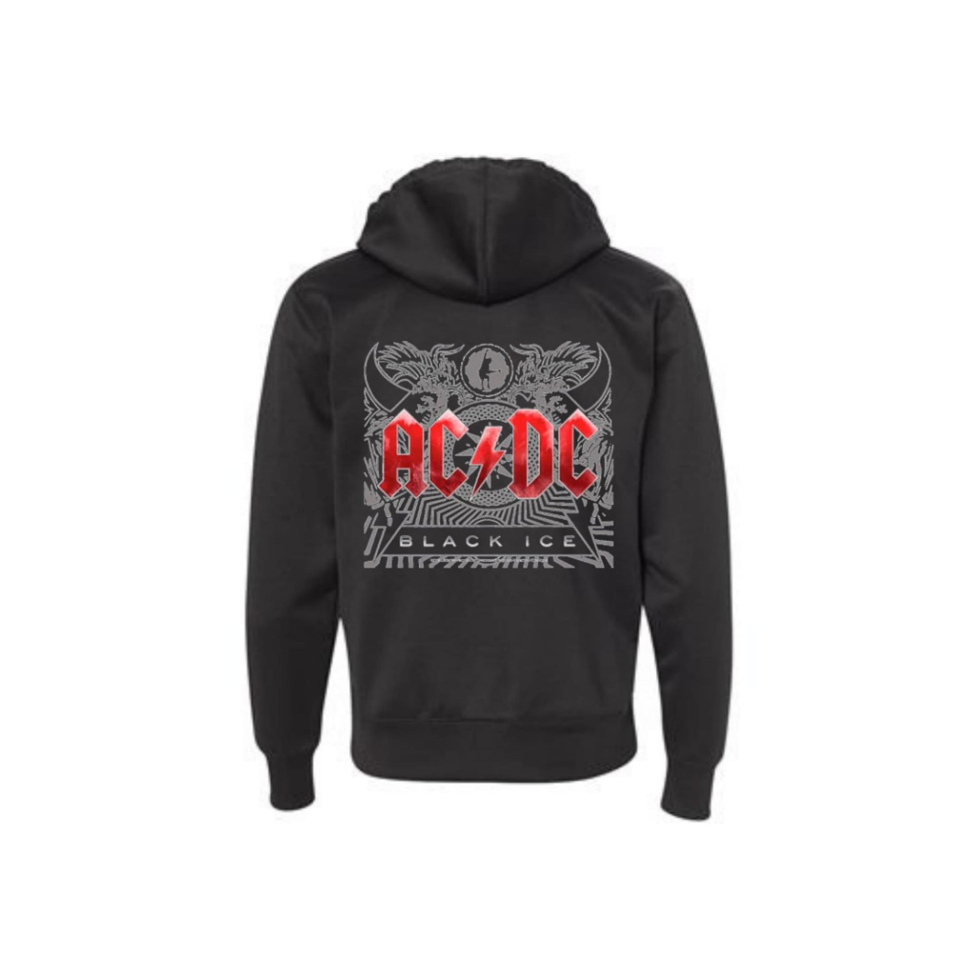 Black Ice Front Logo Hoodie – AC/DC