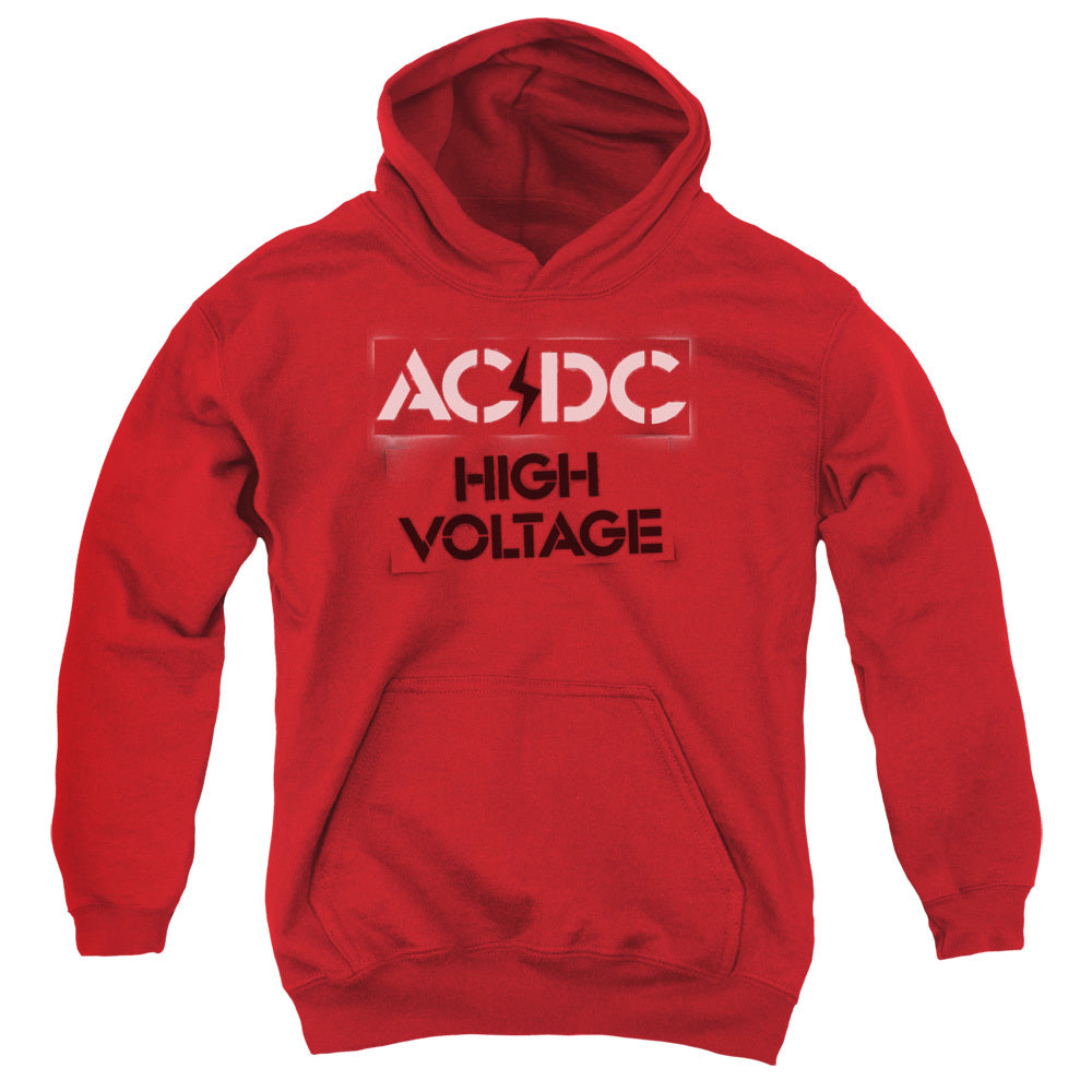 High Voltage Stencil Youth Logo – AC/DC