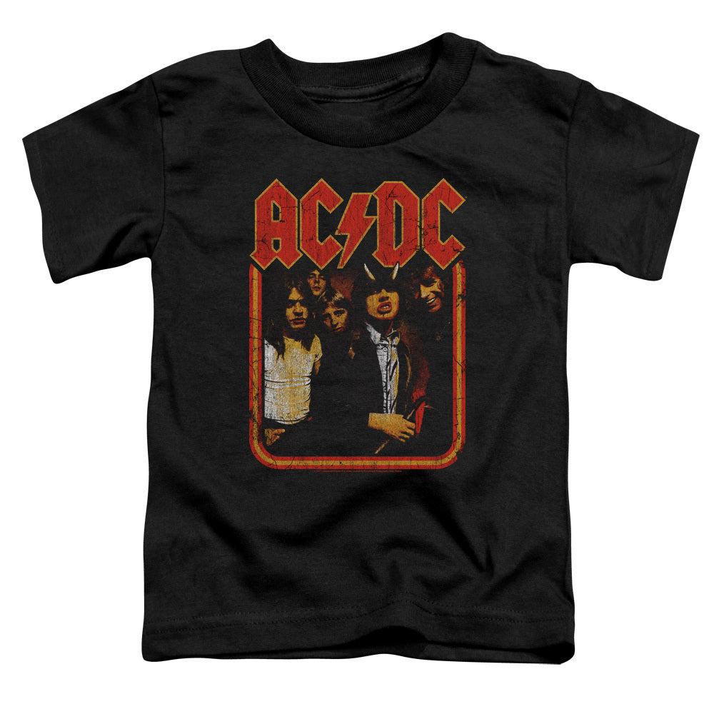 Group Distressed Toddler Tee – AC/DC