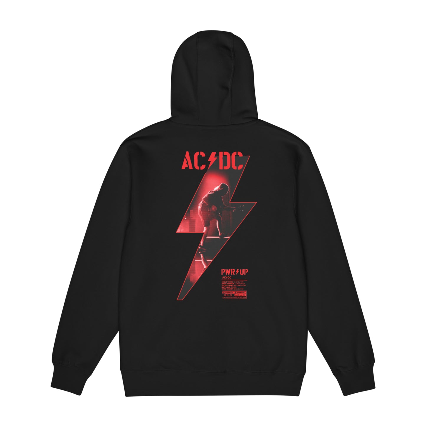 Angus Lightning Bolt PWR UP Tour Zip Hoodie