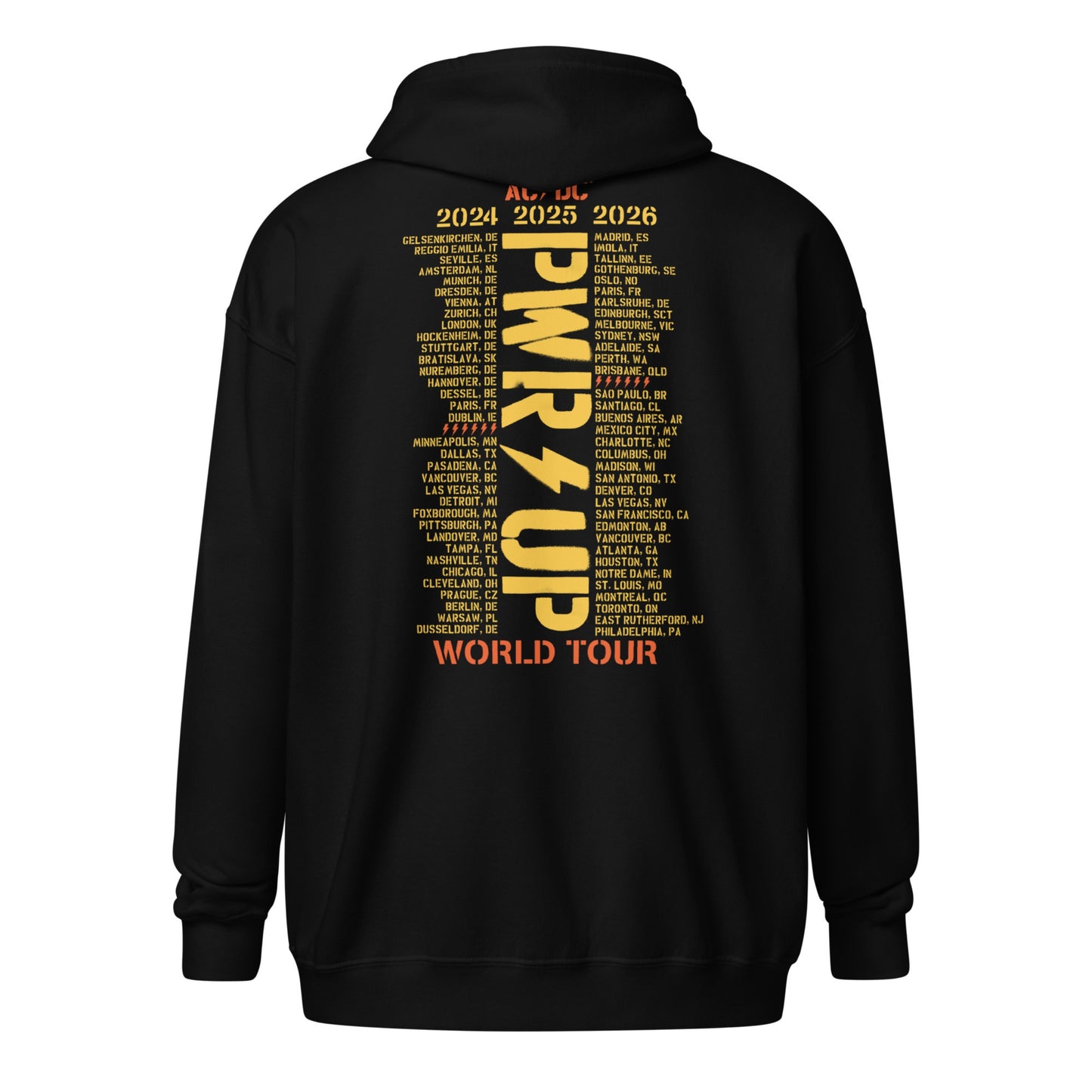PWR UP World Tour Zip Hoodie