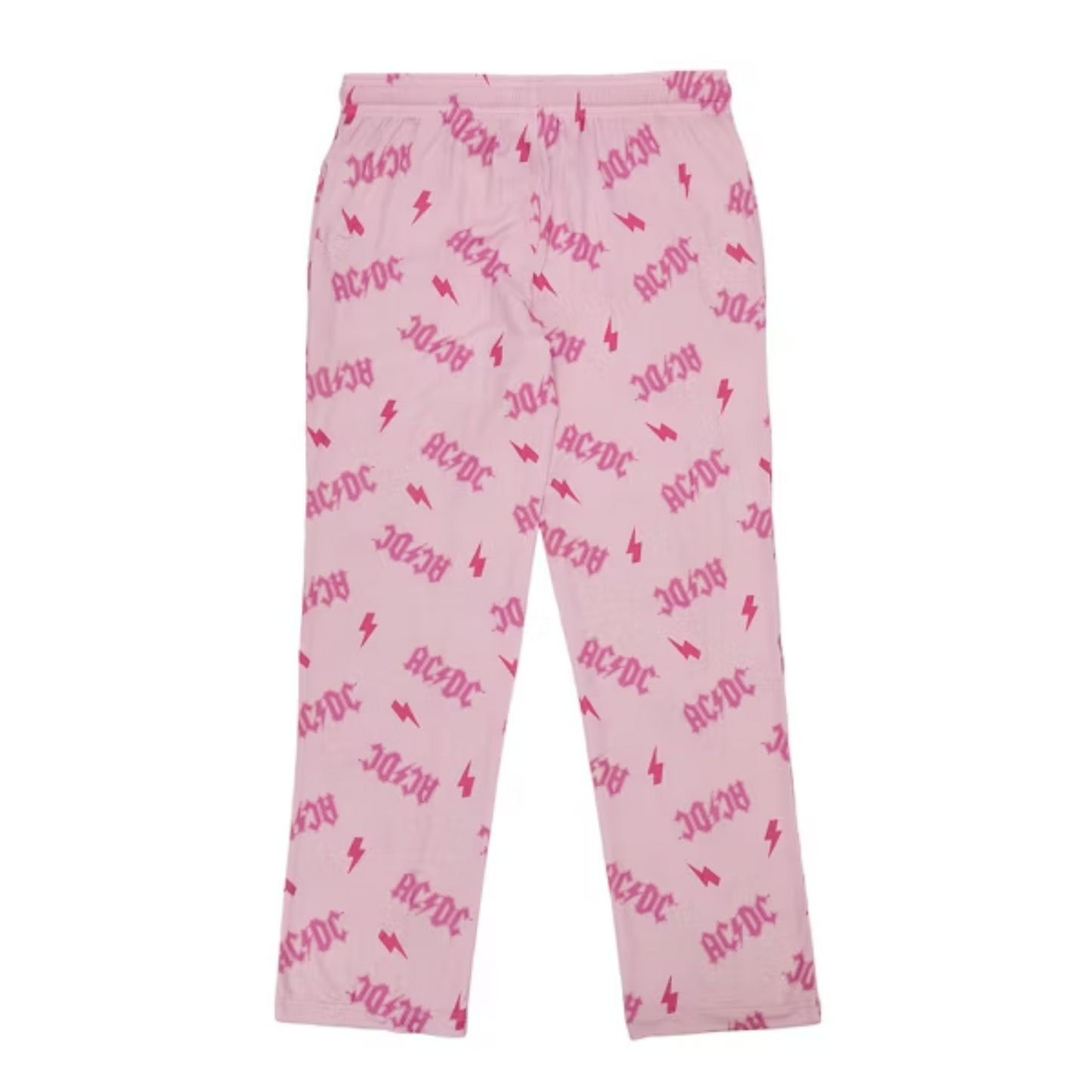 AC/DC Pink Lightning Bolt Pajama Pants