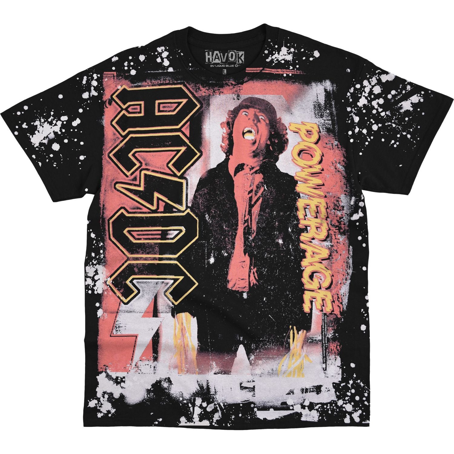 AC/DC Powerage Havok Black T-Shirt
