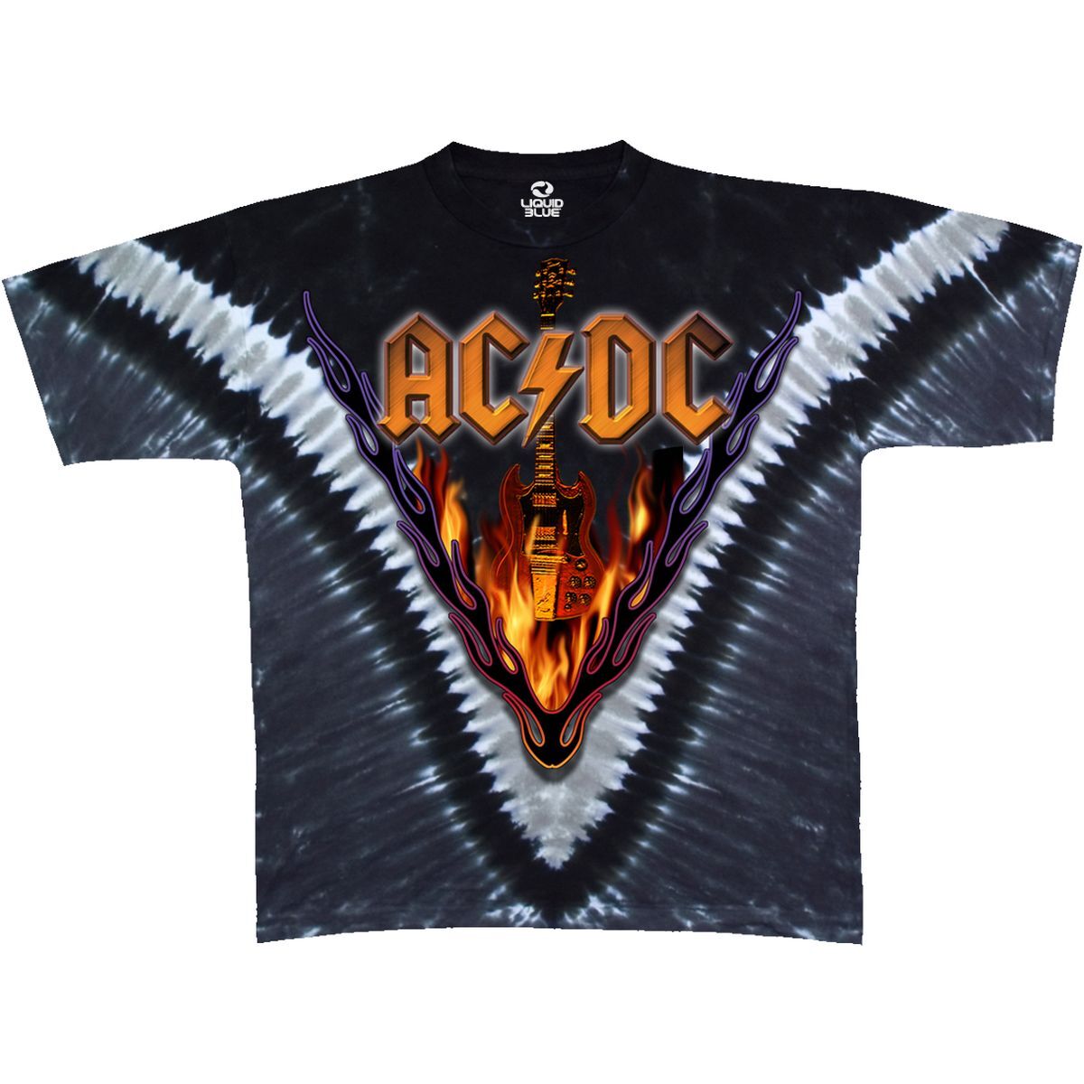 AC/DC Hells Bells Tie-Dye T-Shirt