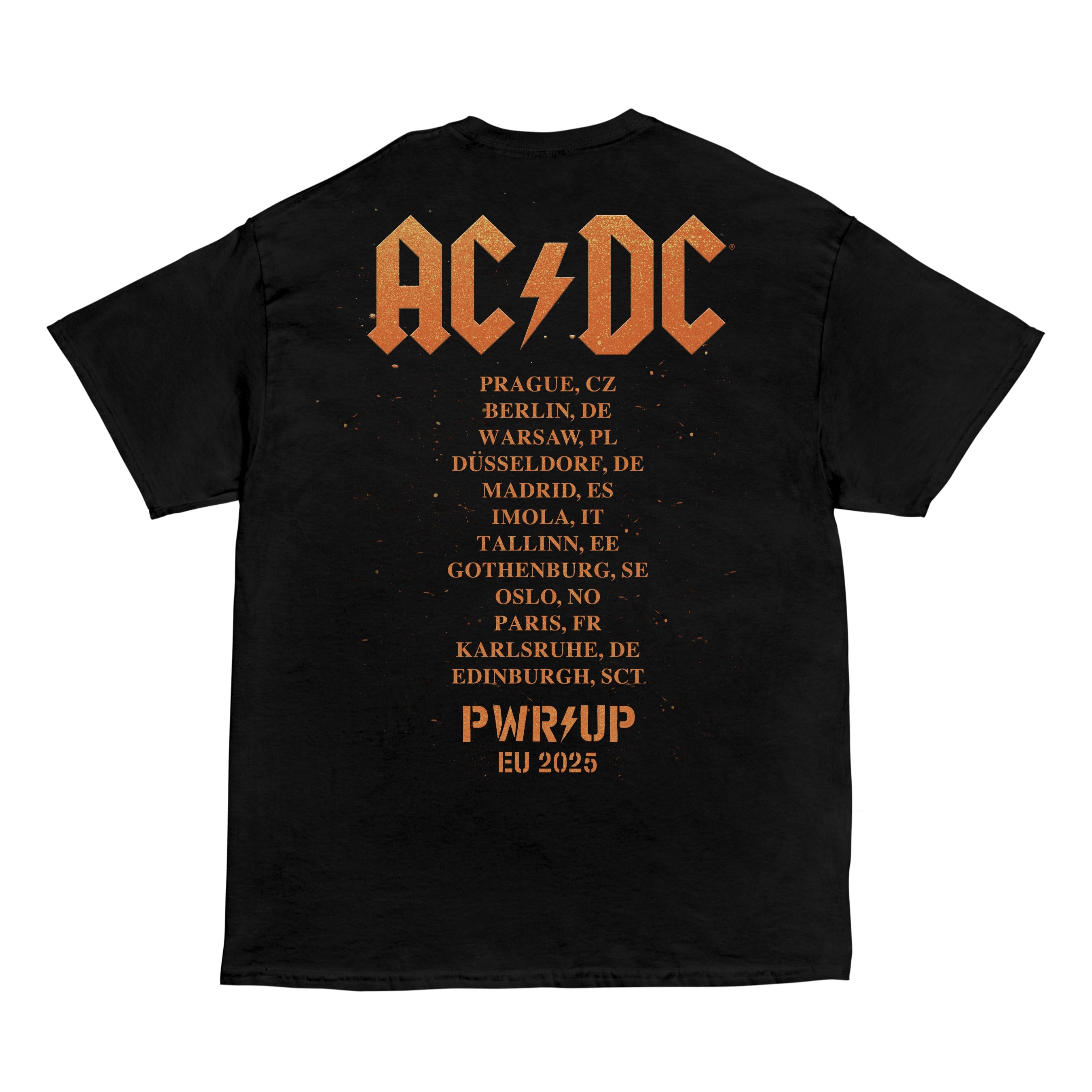 T-Shirt Uomo AC/DC – Hells Bells 1980 – Colore Beige – Taglia XL – 100% Cotone – Regular – Merch Ufficiale