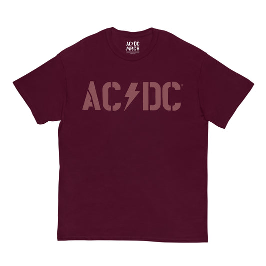 Maroon Logo PWR UP Tour T-Shirt