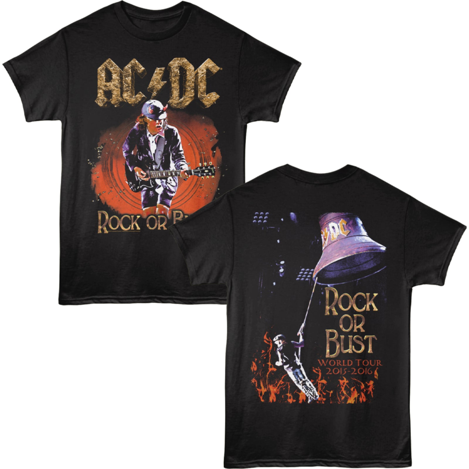 Rock or Bust Double Sided T-Shirt – AC/DC