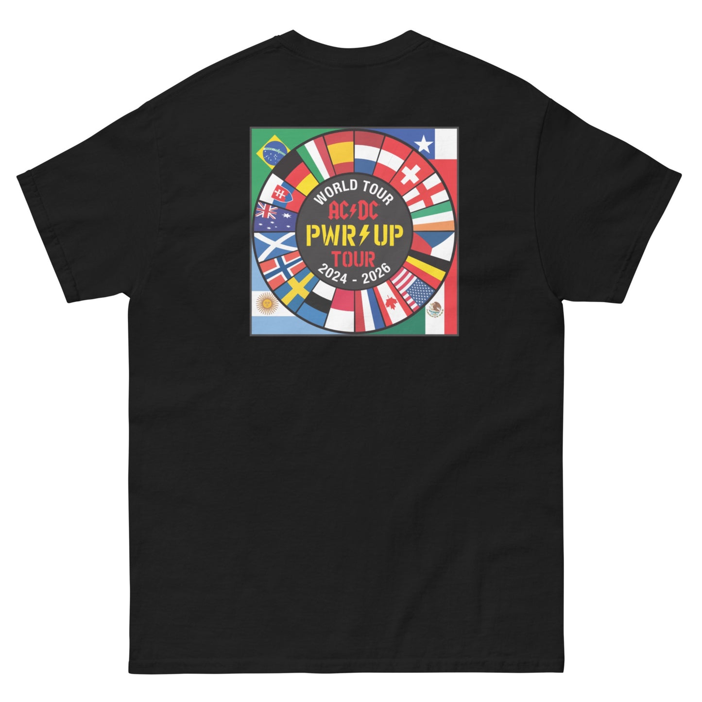 PWR UP World Tour Flags T-Shirt