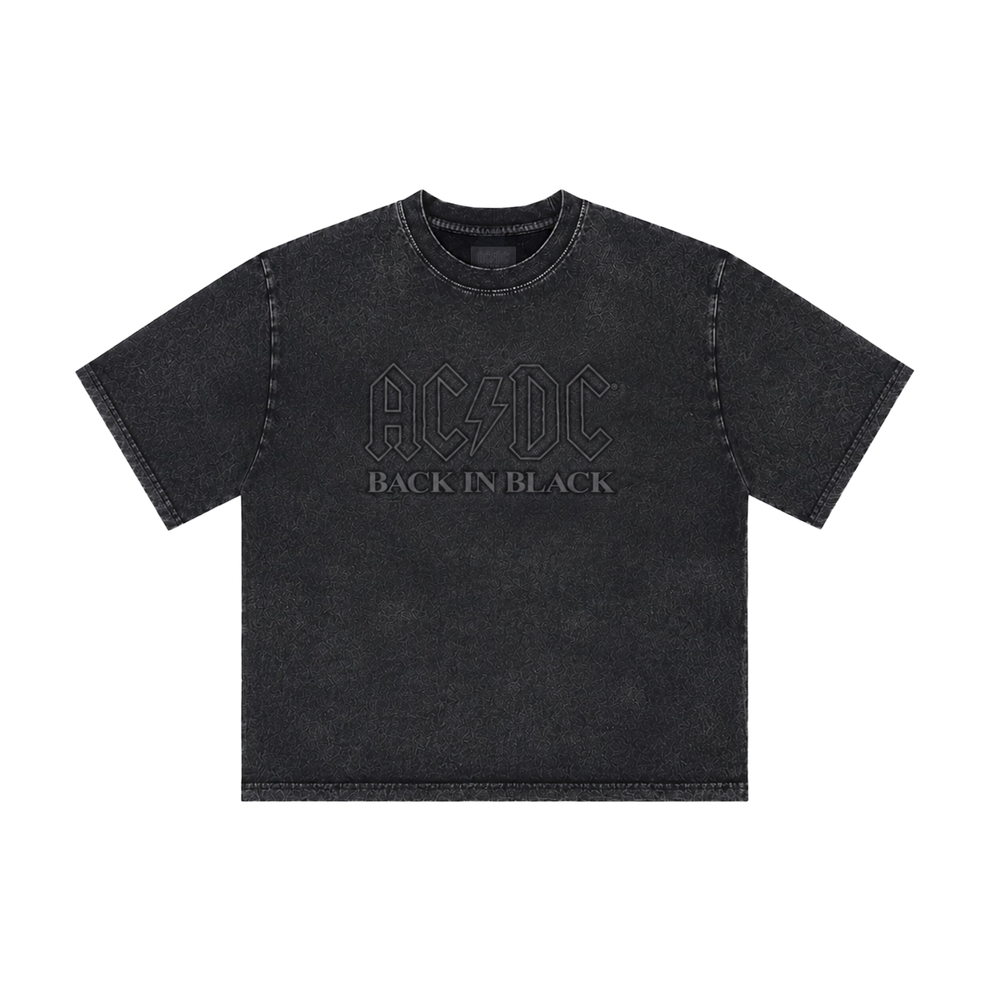 Back in Black Anniversary Puff Print T-Shirt – AC/DC